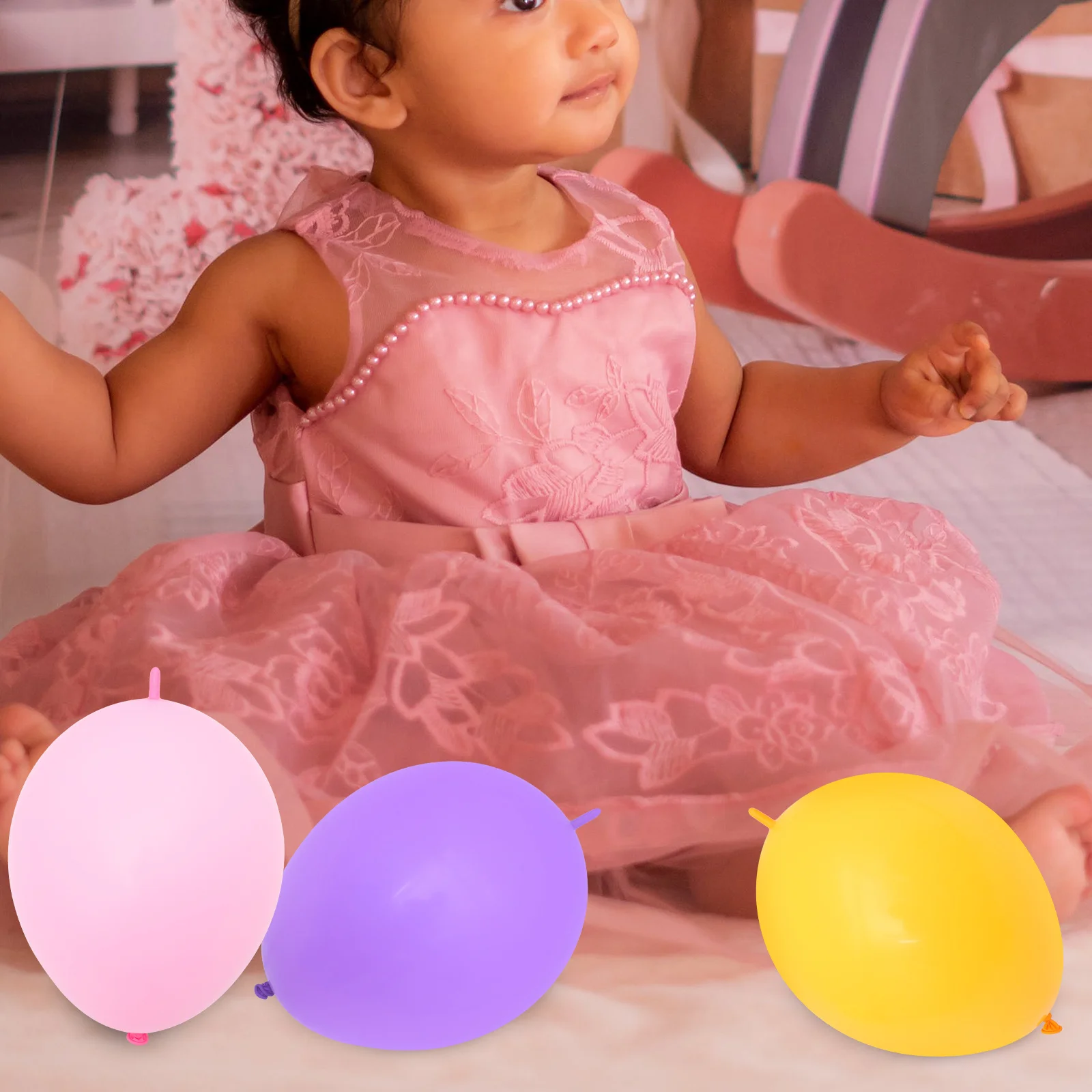 

100Pcs Latex Balloons Tear-Resistant DIY Party Decor Wedding Birthday Balloon Set Party Decorations Latex Balloons