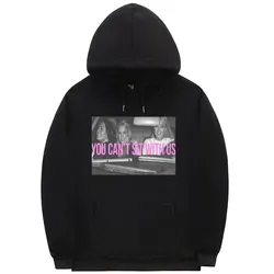 Britney Spears You Cant Sit with Us Graphic Print Hoodie Paris Hilton Lindsay Lohan Oversized Long Sleeve Sweatshirt Streetwear