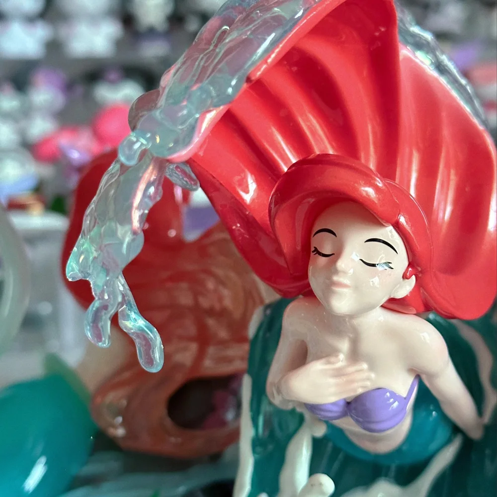 ديزني ذا ليتل ميرميد الأميرة ارييل ألعاب شخصيات الحركة ديزني الأميرة معرض الفنون ارييل أنيمي الشكل الدمى هدايا للفتيات #4