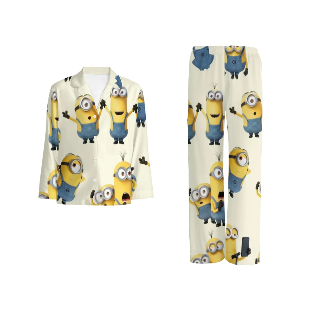 

Minion Printed Pajamas Men or Women | Cute Pajama Sets | Elegant Lounge Wear for Women | Soft Clothing