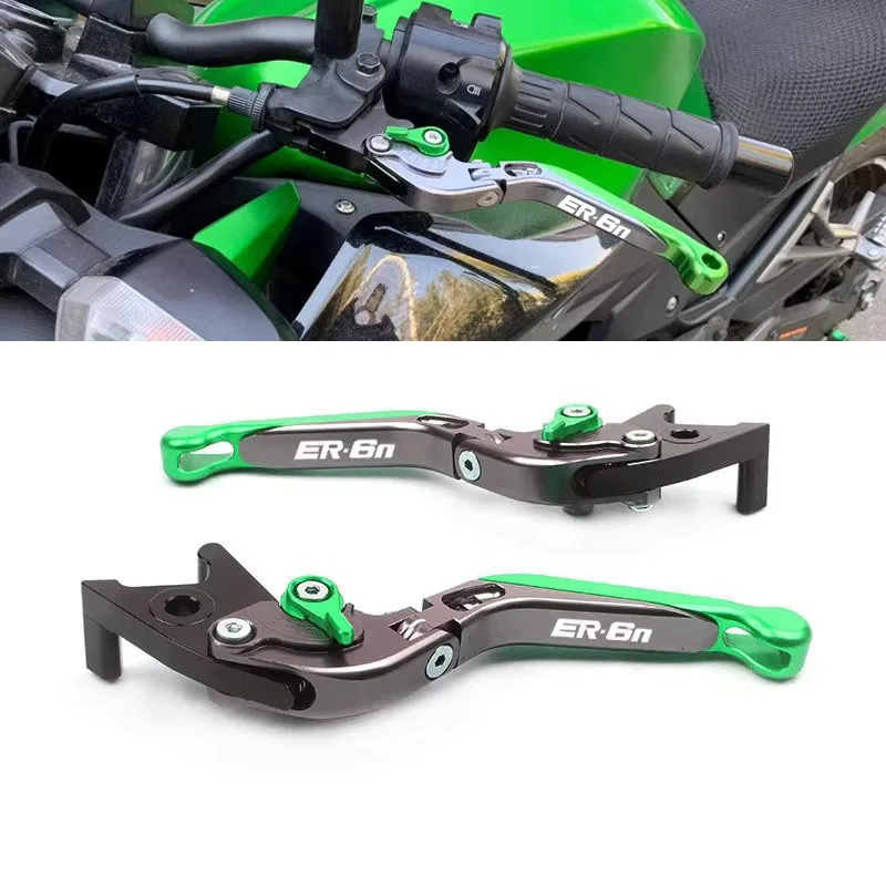 

Motorcycle CNC Adjustable Folding Extendable Brake Clutch Levers For ER-6N ER6N ER 6N 2009-2016 2010 2011 2012 2013