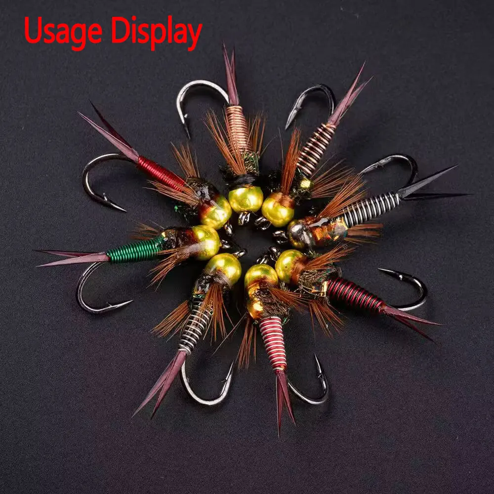 1 Stück 26 Yards 0,2 mm Kupferdraht Fliegenbinde-Material Midge Larve Nymphenkörper Rib-Binde-Material für Barsch, Forelle, Hecht Angelköder – Detail 5