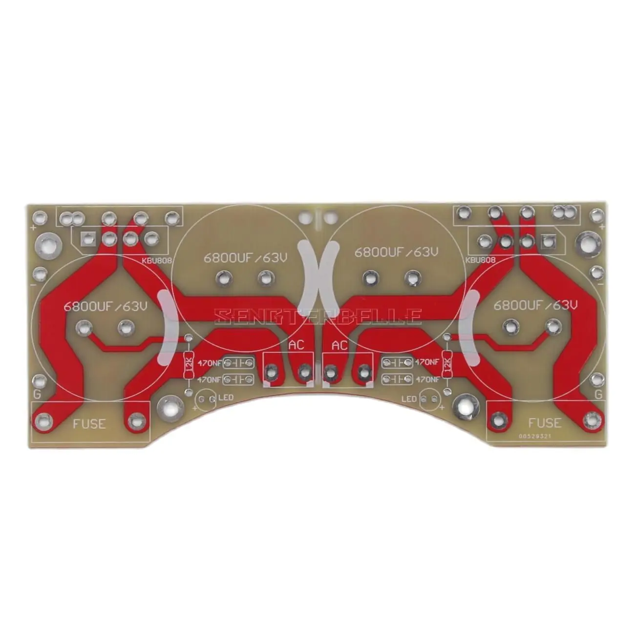 ขึ้นอยู่กับคลาสสิก QUAD606 DIY HiFi สเตอริโอเครื่องขยายเสียง PCB + แหล่งจ่ายไฟ PCB