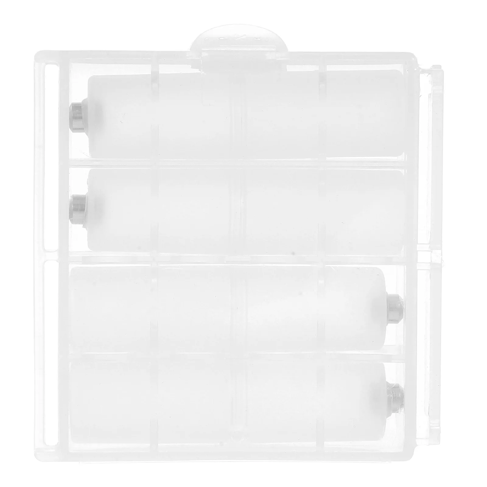 

4Pcs Converter Adapter Aaa to Aa Size Holder Converter Box for Remote Controls Flashlights Storage Organizer