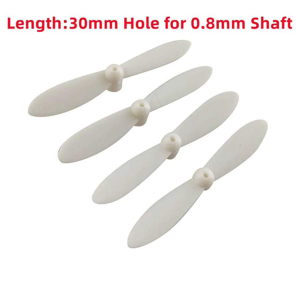4PCS=2A+2B 3cm 30mm 0.75mm CX-10 CX-10A V676 Q4h111 WQ100 Propellers Main Blades Rc spare Parts Mini Quadcopter