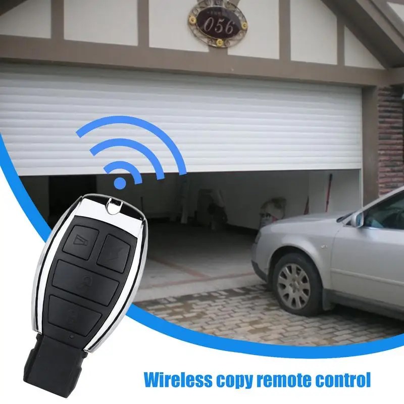 Wireless Copy Remote Control 433Mhz Key Fob Copy Control Keychain Replacement Control Duplicator Cloning Remote Key For Electric