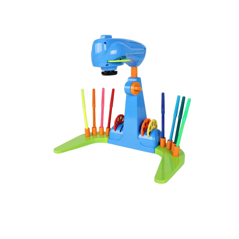 Geniet van mezelf kinderprojectie tekenspeelgoed, slimme kinderprojectie tekensketcher, verstelbare kunstschetscher projector Pasen