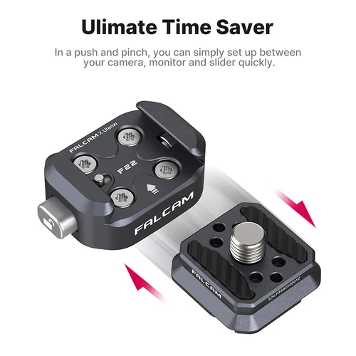 Imagen 2 del producto FALCAM F22 sistema de liberación rápida Arca Swiss abrazadera de placa de liberación rápida para Nikon Canon Sony DSLR cámara trípode jaula