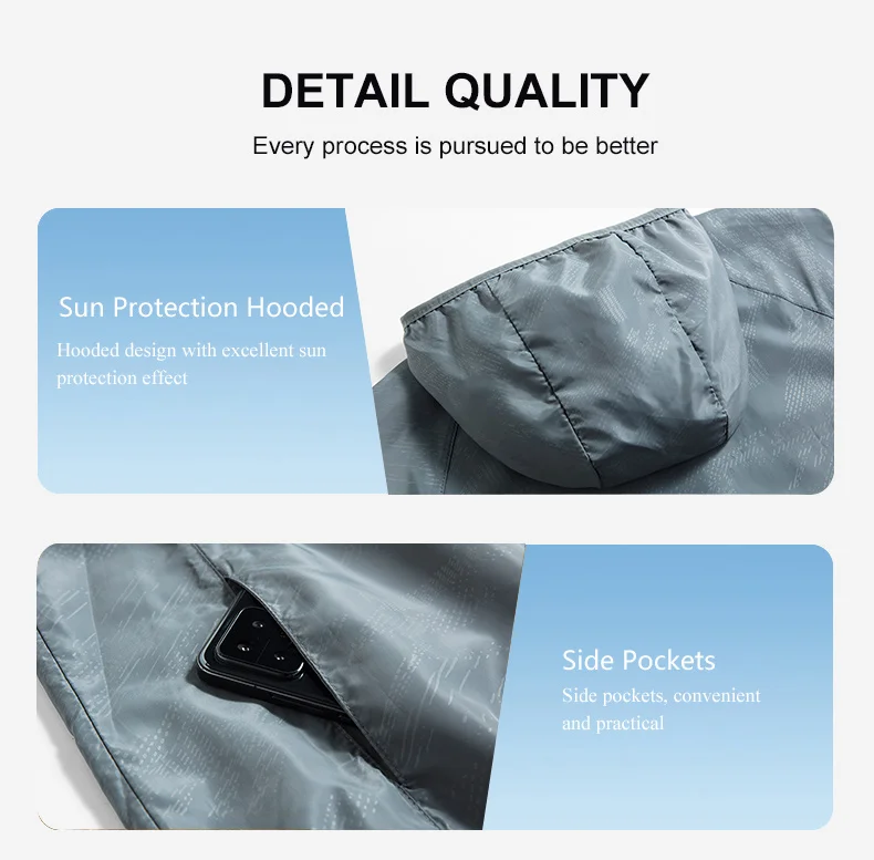 JNLN Men Women Waterproof Hiking Jacket Quick Dry Sun Protection Windbreaker Unisex Camping Climbing Outdoor Sports Rain Coat 15 S5c6221e771964dc981c47a23c5b623e9g