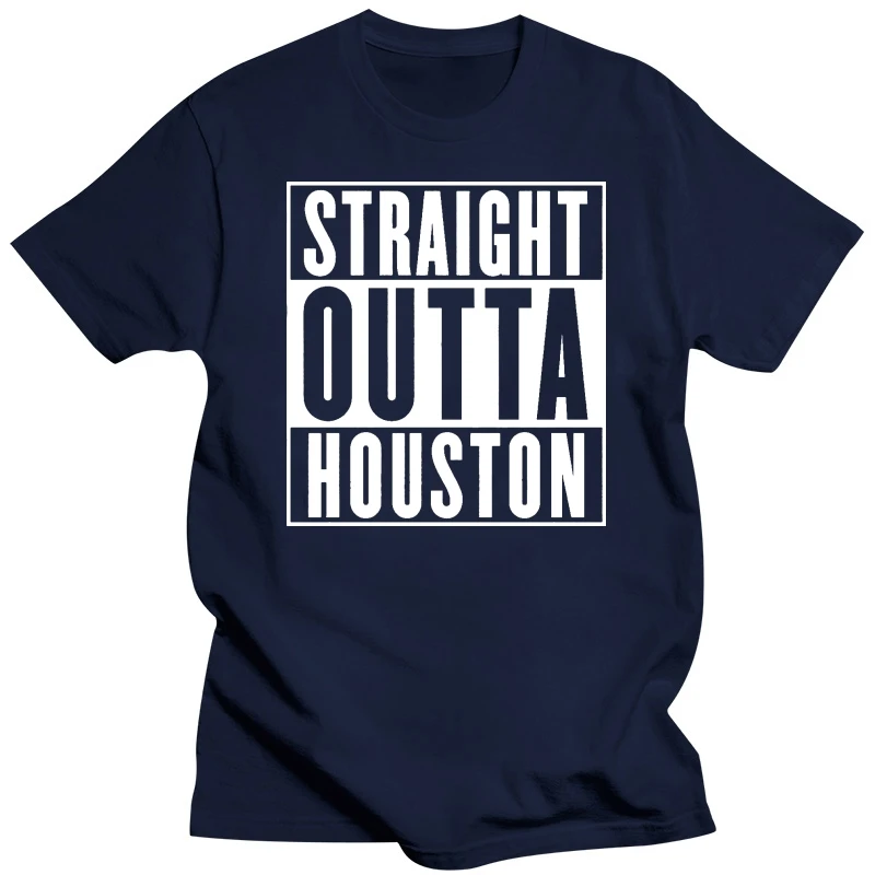 Straight Outta Houston T-Shirt - Astros Rockets H-Town Oilers All Sizes  Colors