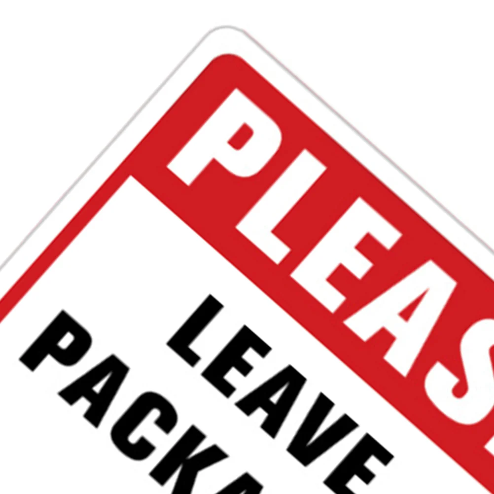 

Pvc Wall Stickers Delivery Here Self-Adhesive Waterproof Leave Packages For Deliveries Packages Here Sticker Household