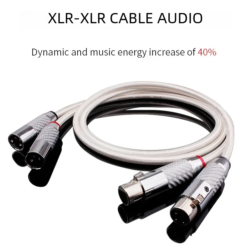 

1 Pair 3Pin XLR Jack Male to 2 XLR Female Plug Silver-Plated Hifi XLR Audio Cable Mic Audio Cable Adapter For Microphone Mixer