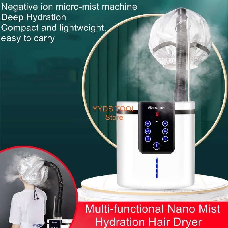 Multi-functional nano era mini spray machine hair salon oil baking machine scalp care machine negative ion hair care nano meter