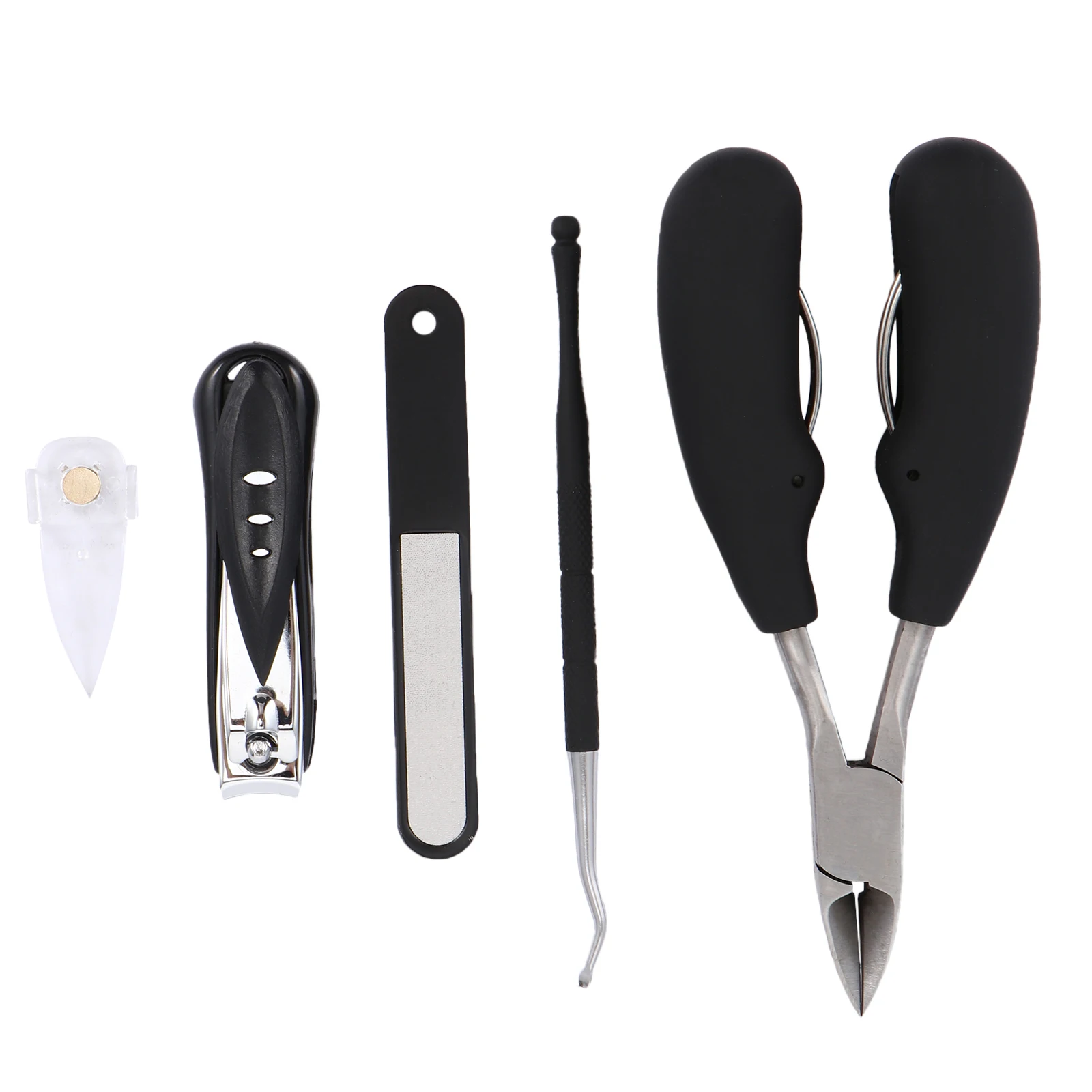 

Stainless Steel Nail Trimmer Set Durable Rust Proof Cuticle Kit Manicure Pedicure Tools Portable Storage Case Gift