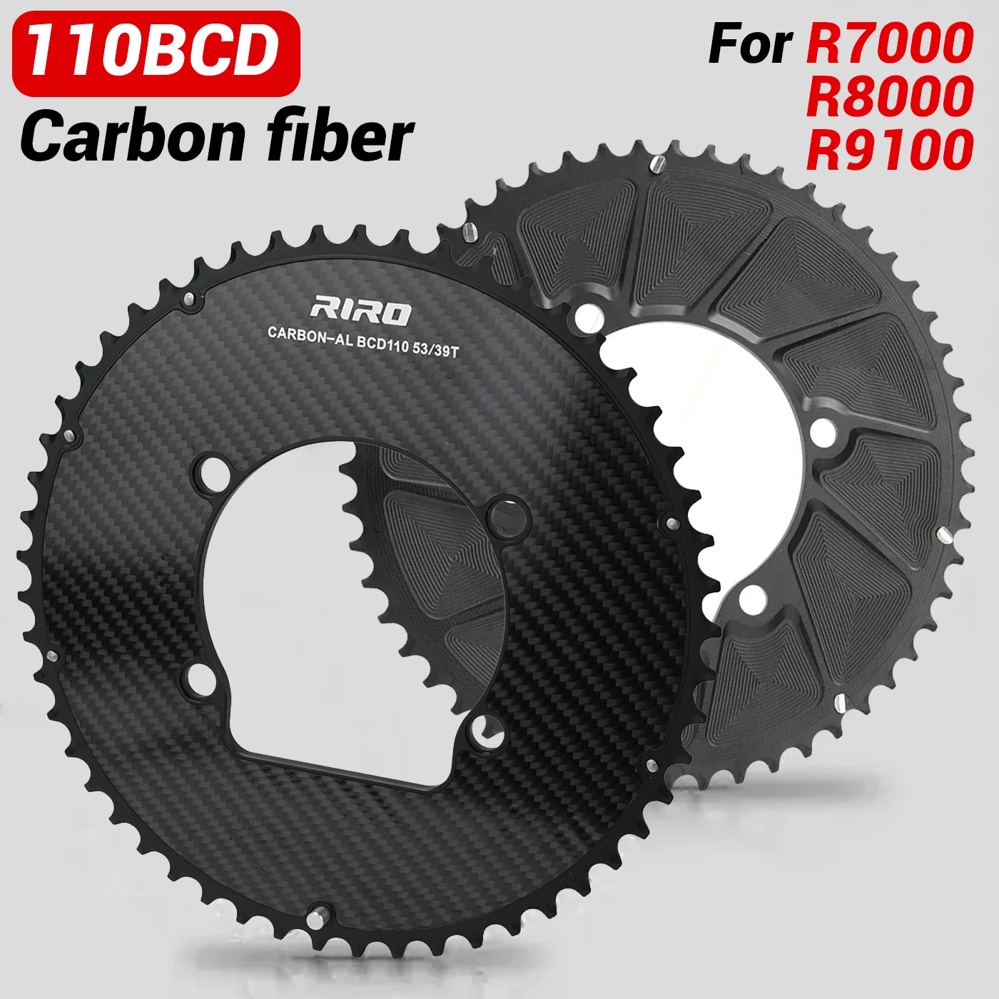 

Углеродная звездочка Bcd110 Aero 110 Bcd Узкая широкая 46 50 34 52 52t 48t 46t Зубья для 105 Shimano R7000 R7100 Ultegra R8000 R8100