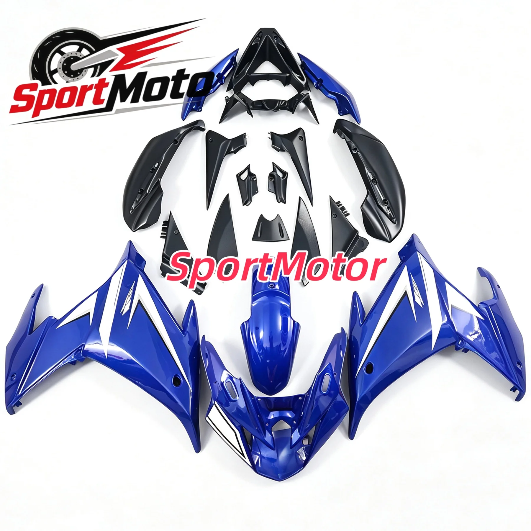 For FZ6R 2009-2015 Components Pack Left and Right Cowling Motorcycle Unpainted Fairing FOR fz6R 09-15 Plastic Parts
