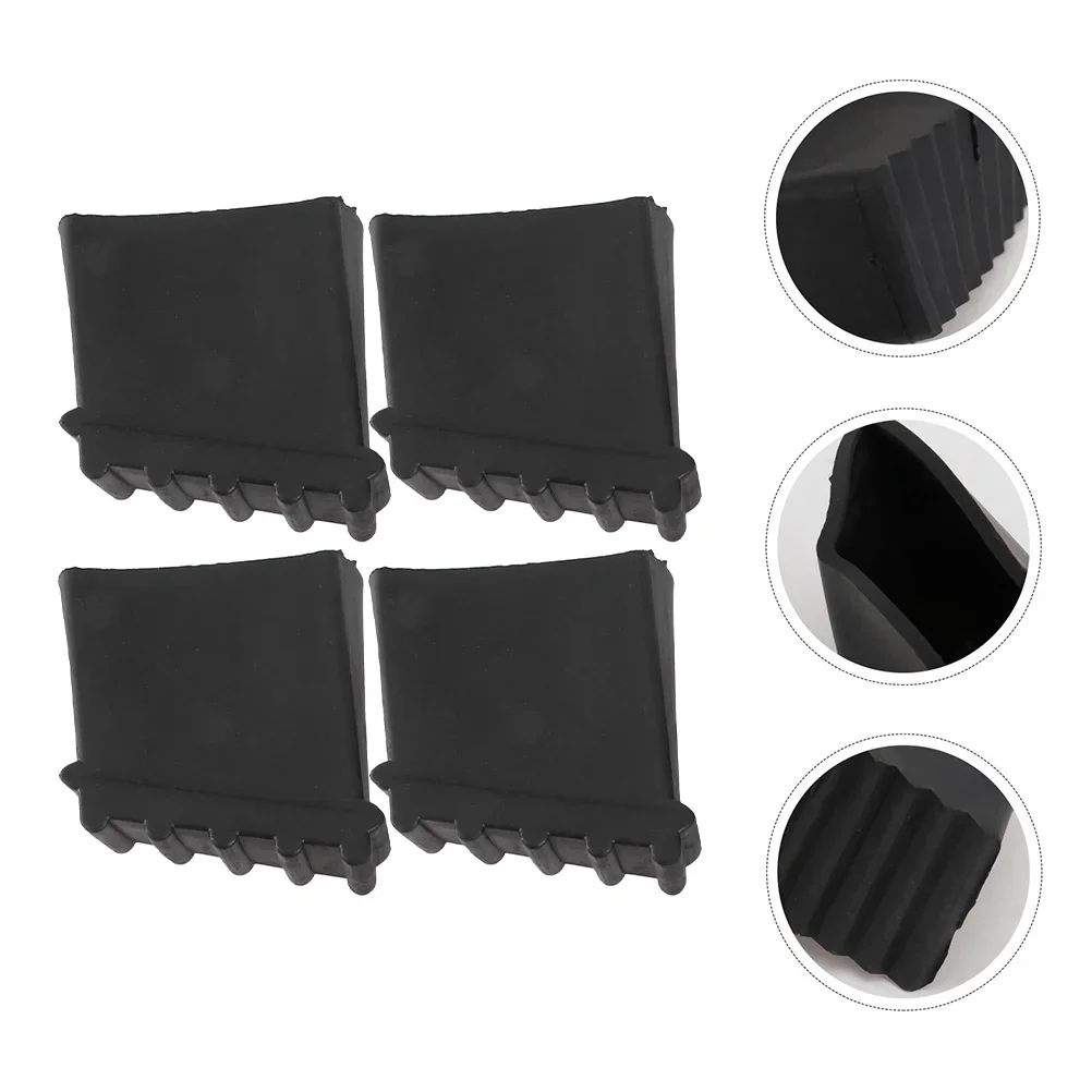 

4 Pcs Ladder Foot Cover Pad Accessories Rubber Feet Protector Mat Non-slip Protective Covers Pads