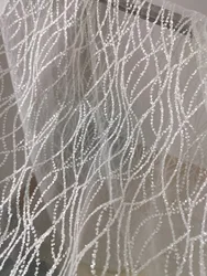 1yard abbronzante Glitter Champagne oro rosa tessuto di pizzo a rete abito da sposa fai da te decorazione di sfondo accessori per cucire