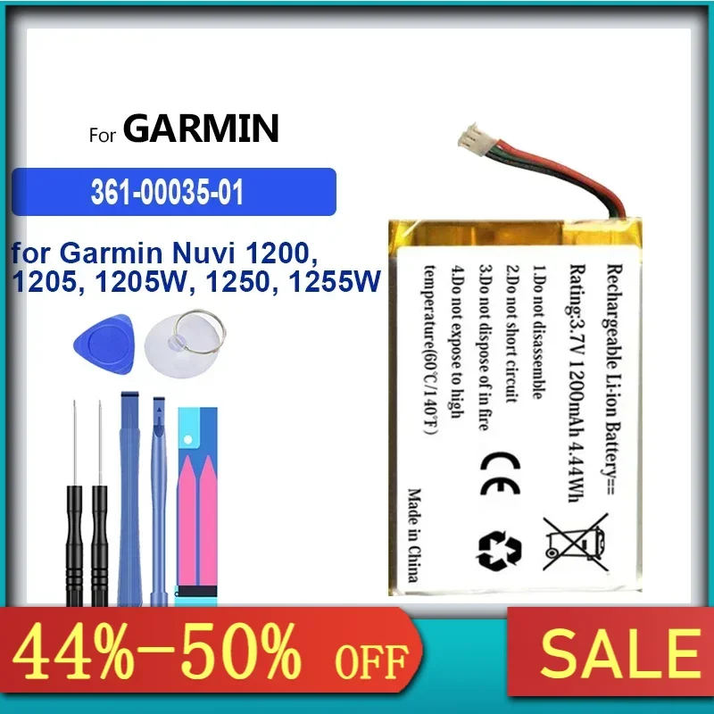 Аккумулятор 830 мАч-1450 мАч для GARMIN Nuvi 1300 1340T Pro 40 40LM 52LM 2475 2495 2545 3700 3760T 1690 1690T 200 200 Вт 205 1200 1205