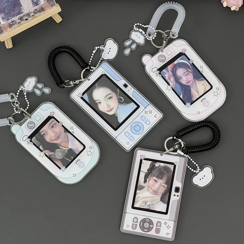 Photocard Idol Phone Case Binder Photocards Holder Mobile Phone Shape  Acrylic Photo Frame Supplies Poca