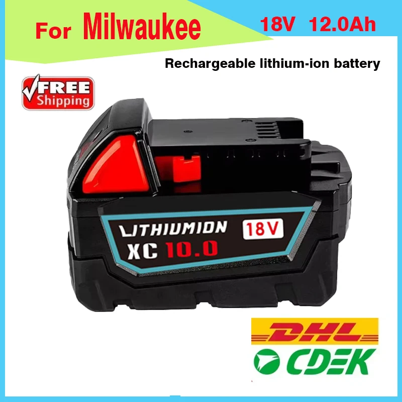 

Для литиевой аккумуляторной батареи Milwaukee M18 XC48-11-1860 48-11-1850 48-11-1840 48-11-1820 18 В 9 Ач аккумуляторная батарея