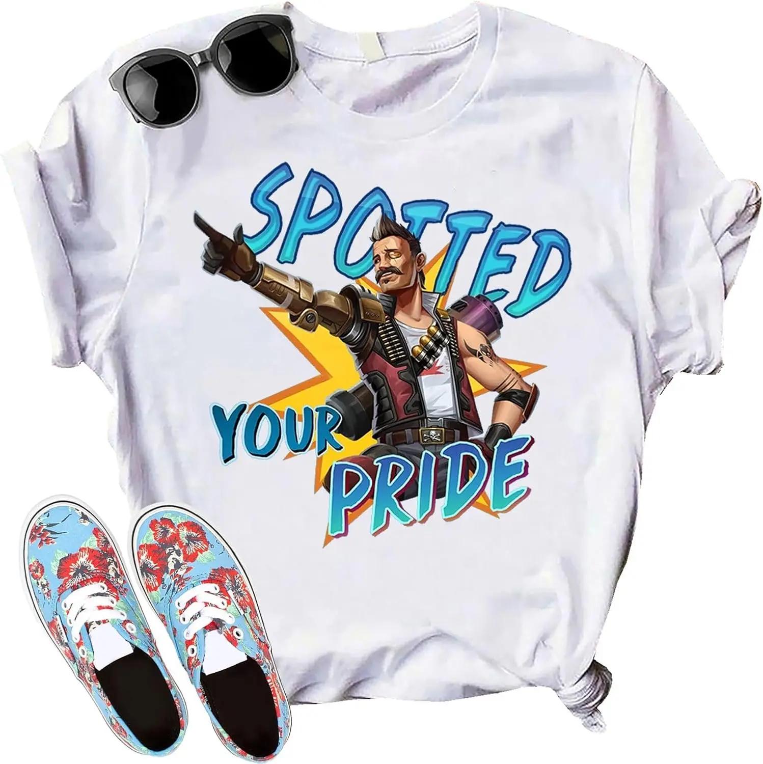 

Unisex T-shirt Printed Pattern Casual Fashion Soild Color Short Sleeve Tops Memory Foam