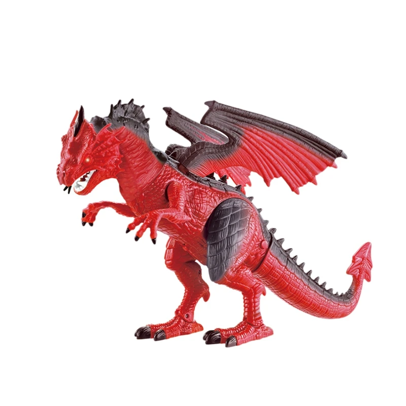 

Electric Remote Dinosaur Spray Dragon Roar Walking Control Simulation Animal Model Kids Toys For Christmas Gift