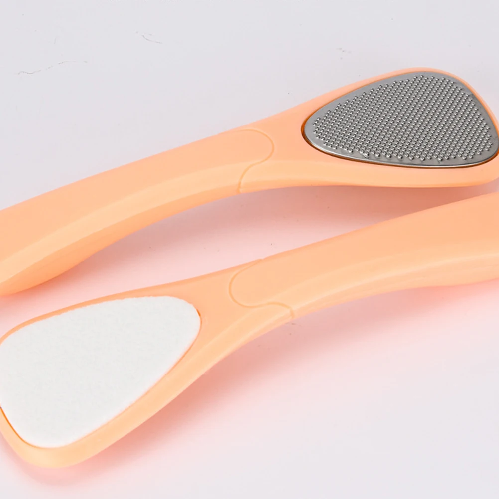 2 szt. Zestaw pilników do stóp ze stali nierdzewnej, skuteczne narzędzie do pedicure do usuwania skórek i odcisków, wygładzający skórę stóp w domu.