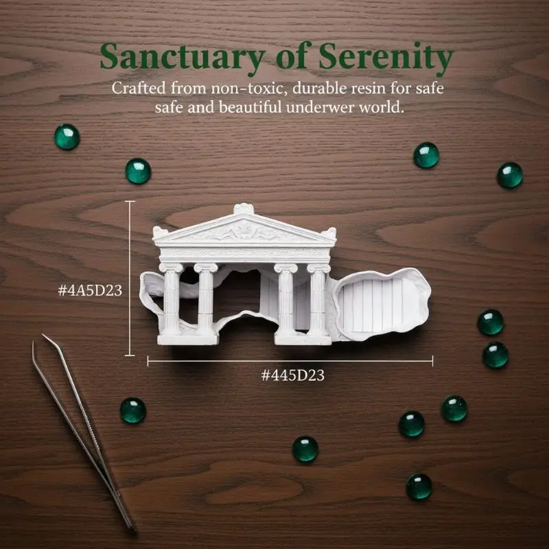 Cueva Subterránea para Peceras, Refugio para Peces, Camarones y Reptiles, Casas para Esconderse, Túnel Impreso en 3D, Decoración para Acuarios