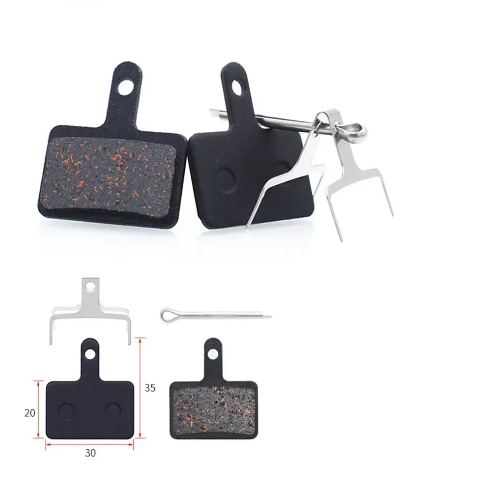 

Brake Pads Disc Brake Pad 35*30mm Accessories Bicycle Black Copper Fiber High Temp Resistance Low Noise Parts Stable