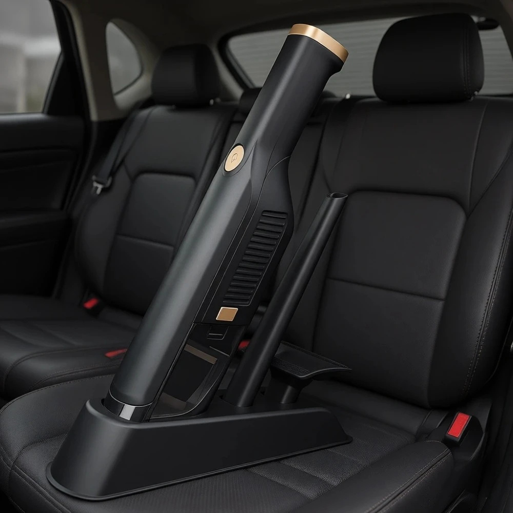 

Мощный беспроводной ручной пылесос с док-станцией, быстрой зарядкой через USB, мини-насадками и моющимся фильтром