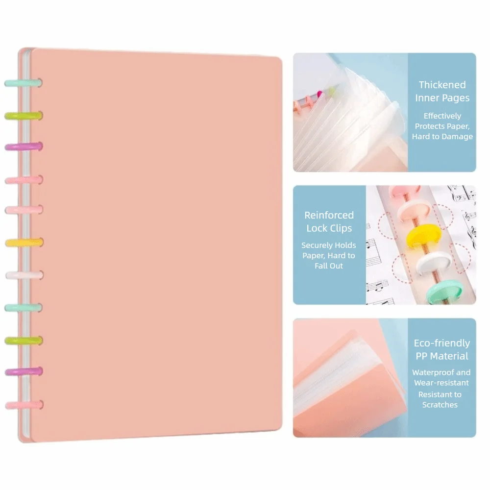 الإبداعية البلاستيك الموسيقى النتيجة مجلد شفاف A4 البيانو ورقة مجلد مرنة المحمولة كتاب الموسيقى مجلد ممارسة البيانو