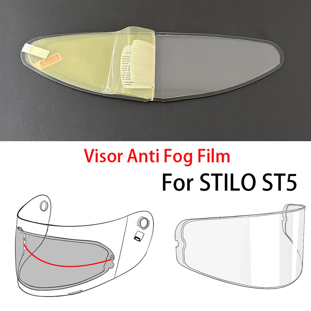 Helmet Visor Film Anti Fog Film Sticker For STILO ST5 Helmet Lens Accessories Anti-fog Patch For Arai