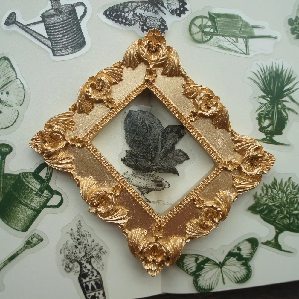 

28pcs Pen drawing green black Artist gardener Style PVC Sticker Scrapbooking DIY Gift Label Decoration Tag