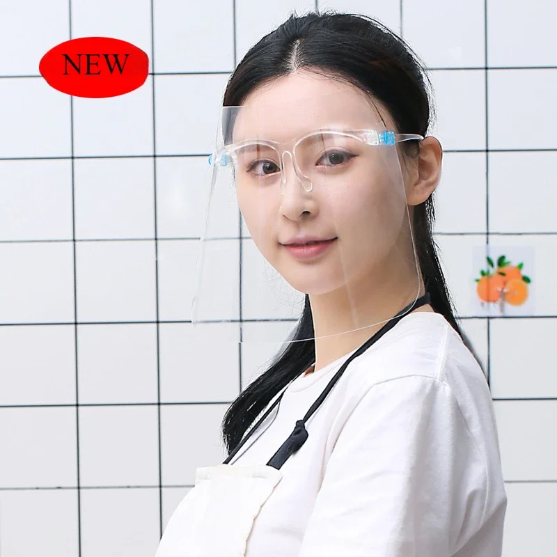 

5Pcs Dental Anti Droplet Head Mounted Glasses Frame Protective Face Mask Disposable Visor Facial Protection Dentist Lab Tools