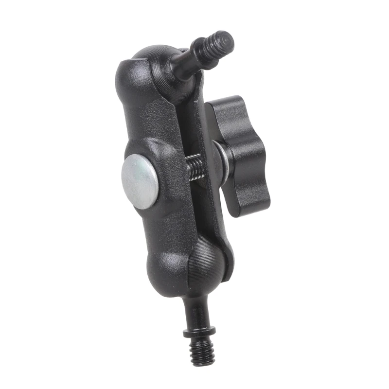 Y2GD Threaded Rod Connector 1/4 Inch Male To Male Adapter For DSLR Tripods Smartphone Holders Aluminum Alloy Iron Build