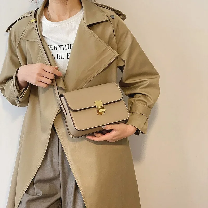 

Stylish Square Satchels Bag For Women Unique Textured Leather Vintage Crossbody Design Luxury Commuter Tote Best Seller