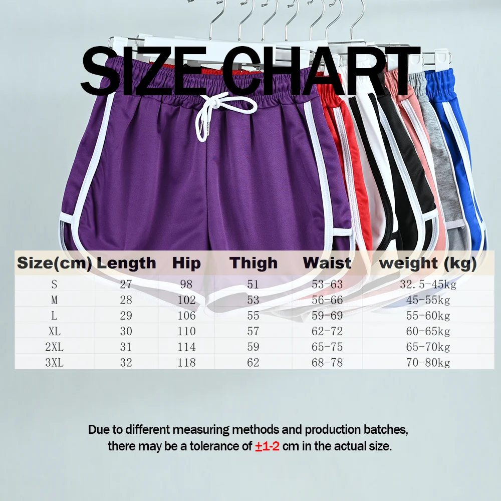 Women Elastic Shorts Summer Famale Casual Bottoms Girl Ladies Fitness Joggers Sports Running Breathable Plus Size Short Pants