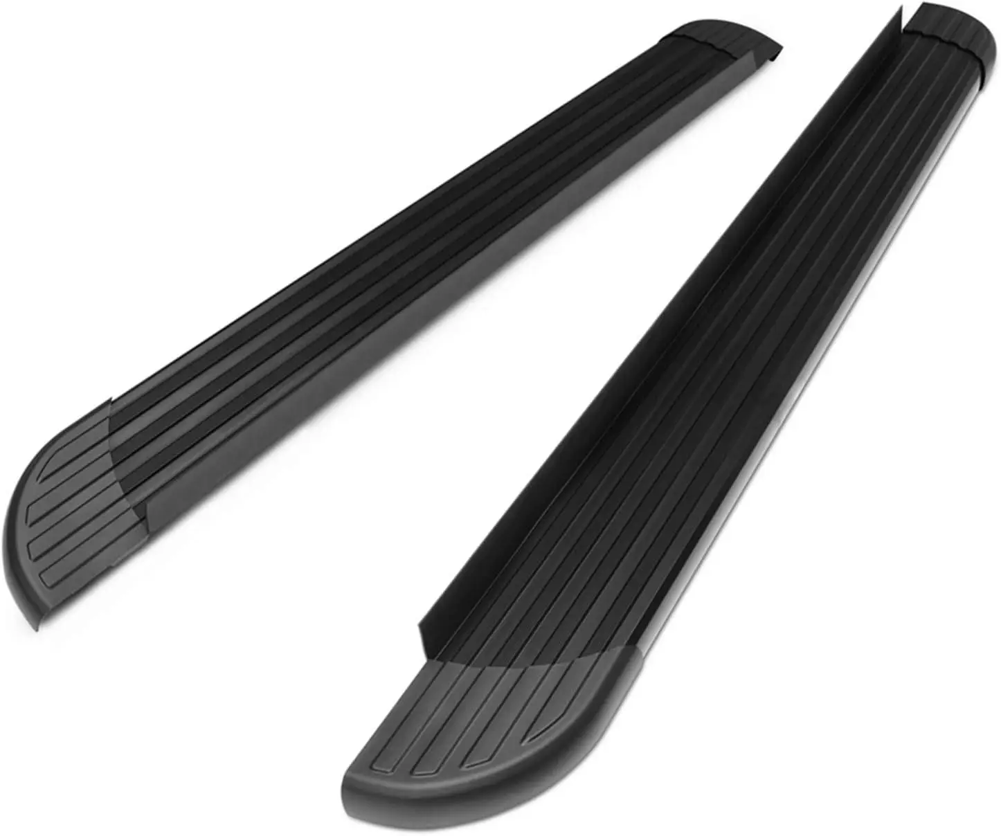 

Aluminum SUV Black Running Boards Fit 2014-2019 Toyota Highlander, Side Steps & Nerf Bars (2 Pieces)