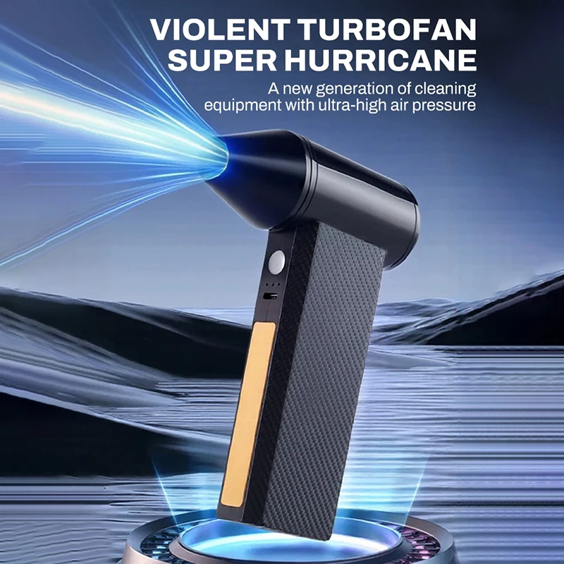 

Powerful Air Blower 650000RPM Digital Display Wireless Dust Blower Brushless Motor Violent Fan LED Lighting Strong Blower
