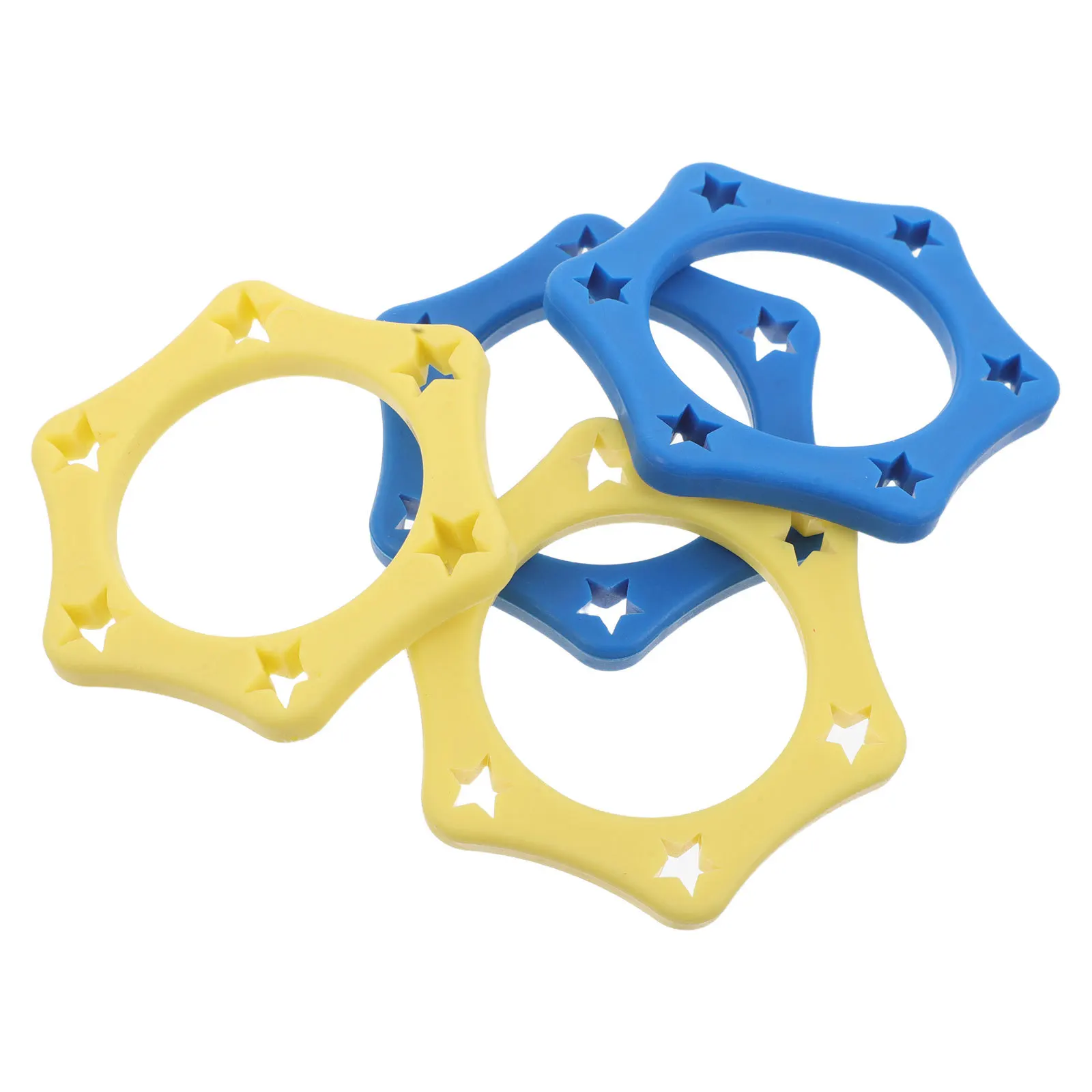 4 個のマイク滑り止めゴムリング、コードレスハンドヘルドマイク保護用のアンチロールマイクリングセット、ライブストリーミング用