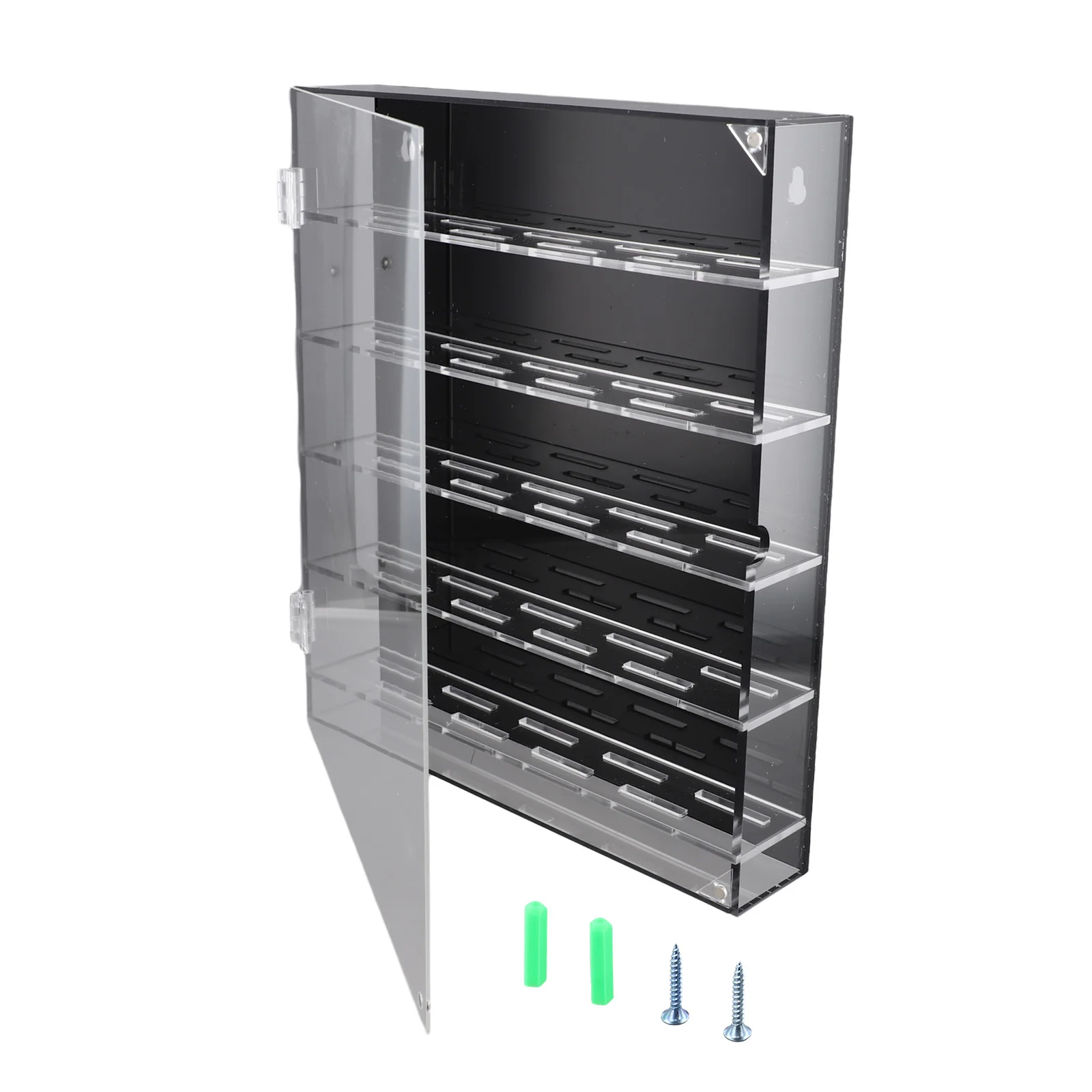 Acrylic Badge Storage Acrylic Coin Storage Box Dust Protection High-definition Transparency Multiple Hanging Options