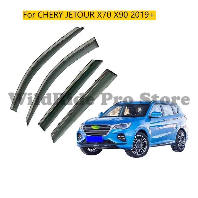 Accessoires de voiture déflecteurs de vent déflecteur de ventilation visières protections de pluie pour CHERY JETOUR X70 X90 2019 +