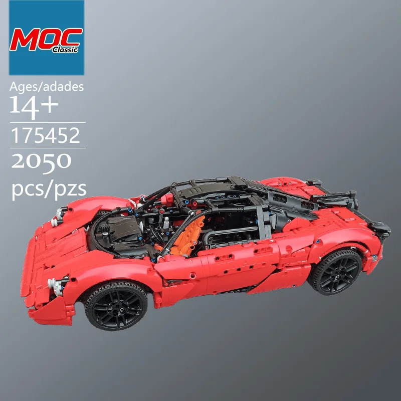 Specially Customized MOC Classic Supercar 1:10 Technic Model - Trendy Educational Toys Top Choice Gift for Casual Building Games