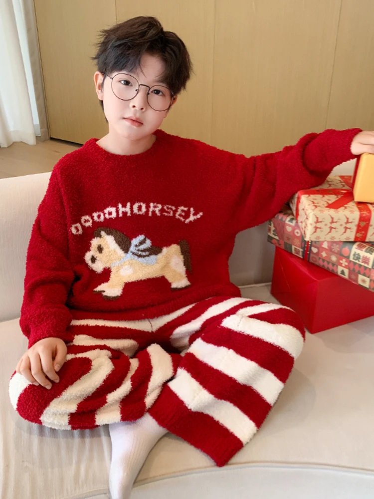 ropa-de-casa-uesa-con-forro-polar-rojo-para-ninos-ropa-de-dormir-de-invierno-ropa-infantil-ano-del-caballo-del-zodiaco-c