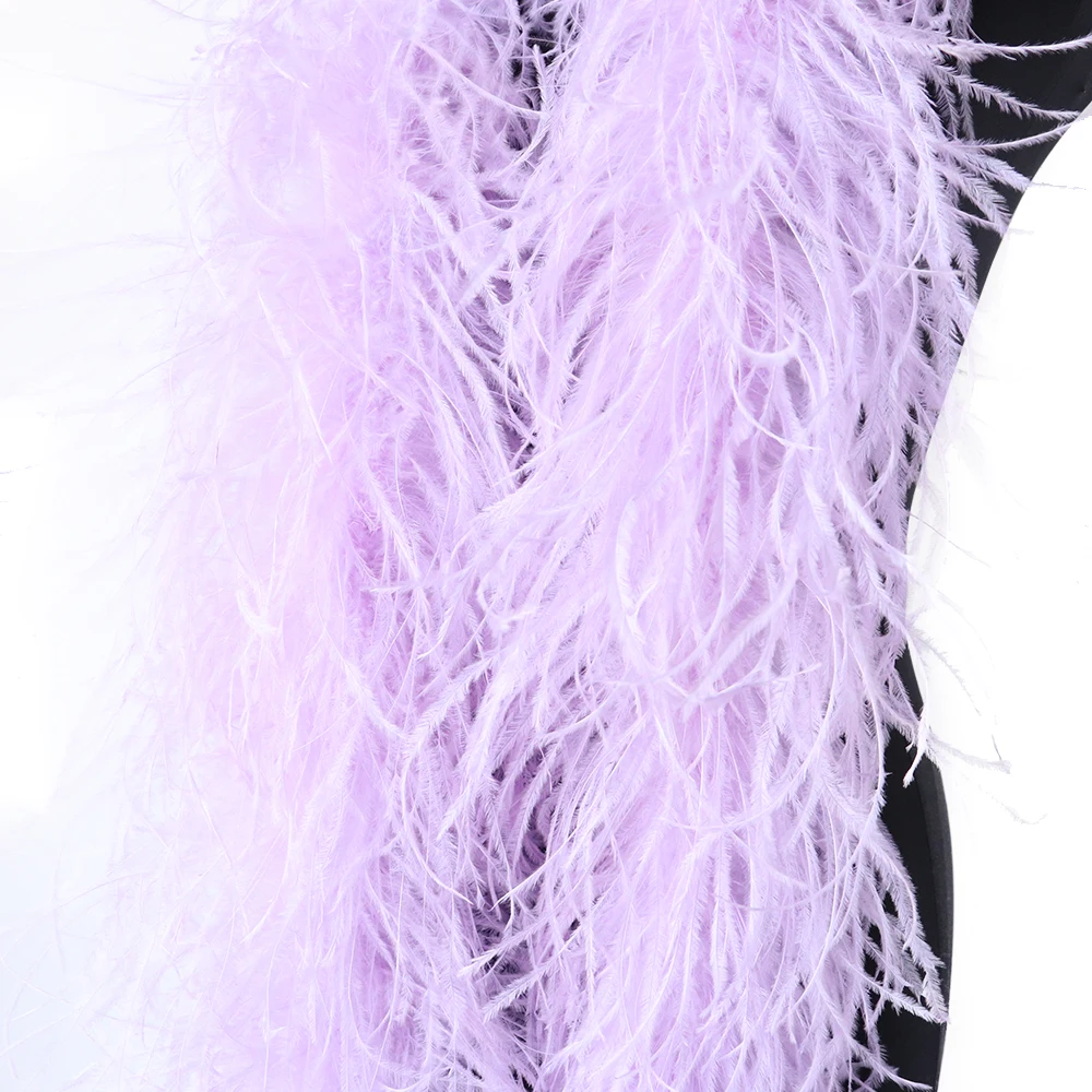 4 6 8 10 20 Ply Long Boa Customized Natural Ostrich Feather boa Costume Party Dress Decoration Plume Shawl for Crafts 50 CM long