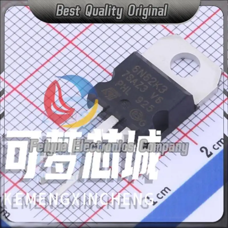 5PCS-20PCS  STP6N62K3  TO-220-3  MOSFET 10A 600V  Best Quality Imported Original