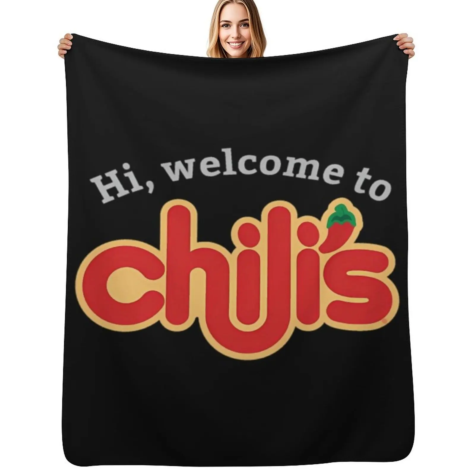 

Welcome To Chilis Throw Blanket Giant Sofa Luxury St Furrys Summer Blankets