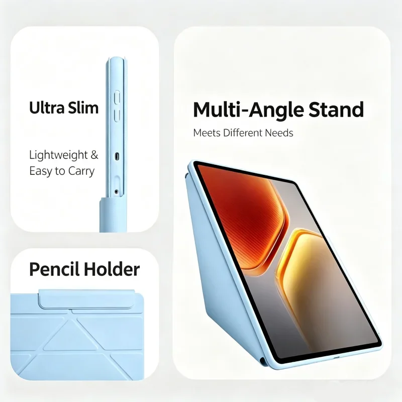 For IPad Air 3 Cover for IPad 7th Gen 8th Gen 9th Gen 10.2 Inch Tablet Y-Shaped Folding Case Auto Wake Sleep Protect Shell