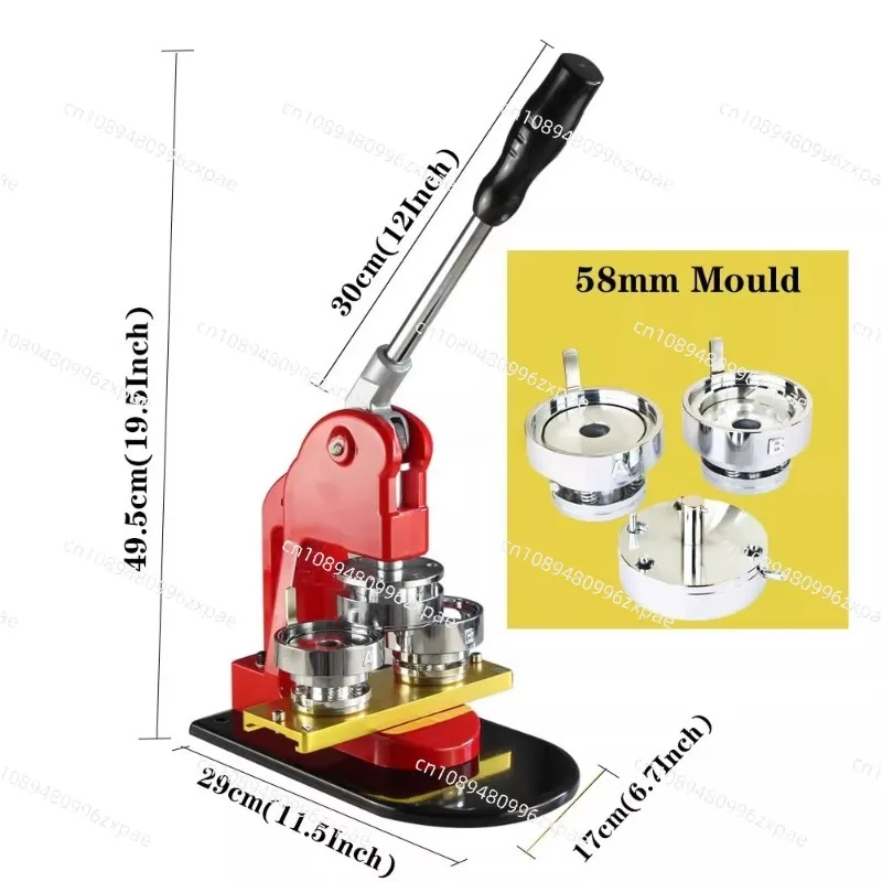 New Manual Badge Button Making Machine Plastic Badge Button Making Machine Metal Badge Making Machine